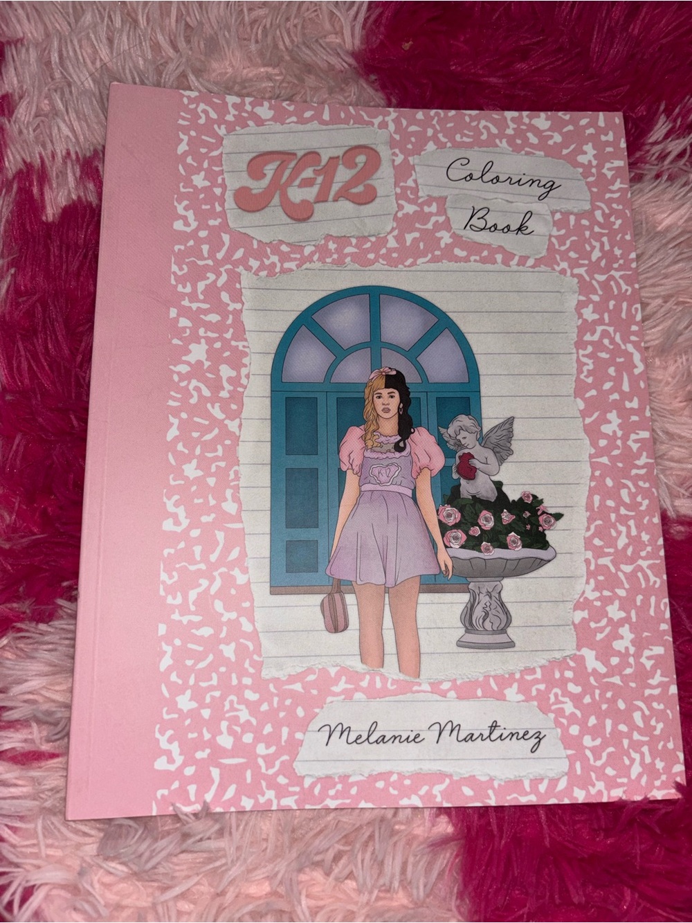 Amazon Melanie Martinez Pink and Teal Coloring Book